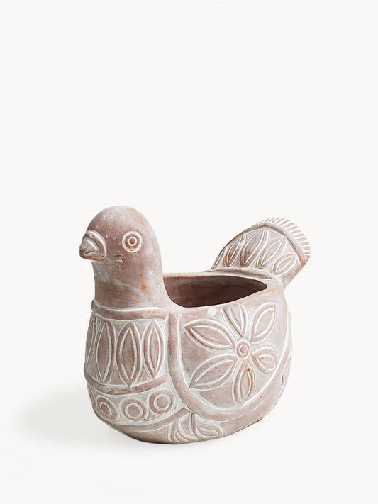 Terracotta Pot - Spotted Dove by KORISSA