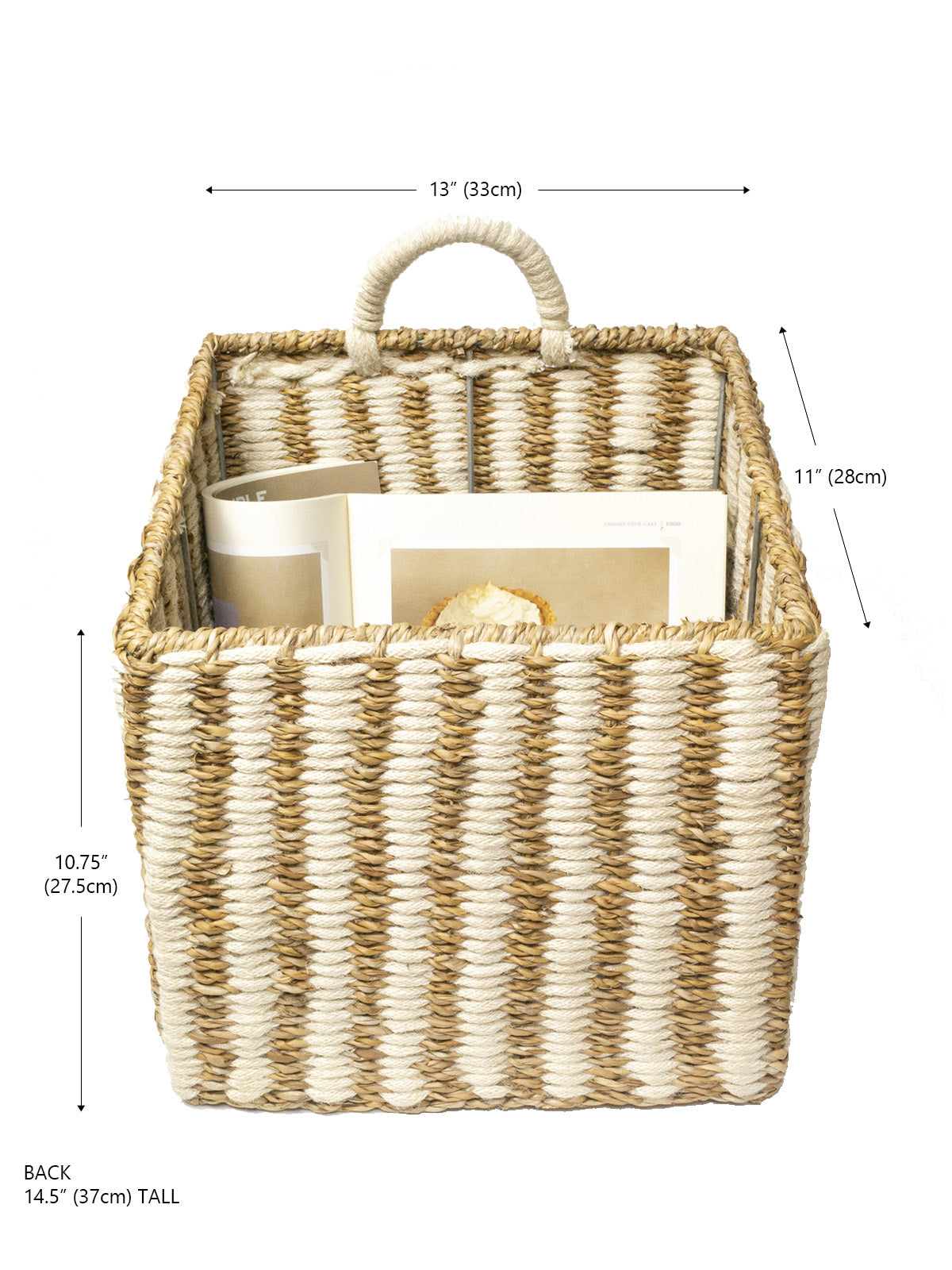 Ula Square Basket by KORISSA