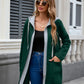 Drawstring Long Sleeve Hooded Jacket