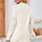 Open Front Dropped Shoulder Cardigan with Pockets