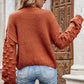 Angel Wings Weekend Style Rib-Knit Dropped Shoulder Sweater