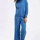 Basic Bae High- Low Turtleneck Long Sleeve Top and Pants Sweater Set