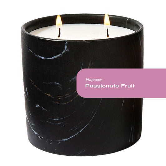 Passionate Fruit Black Marquina Candle 17oz