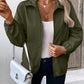 Ivy Lane Pocketed Zip Up Long Sleeve Jacket