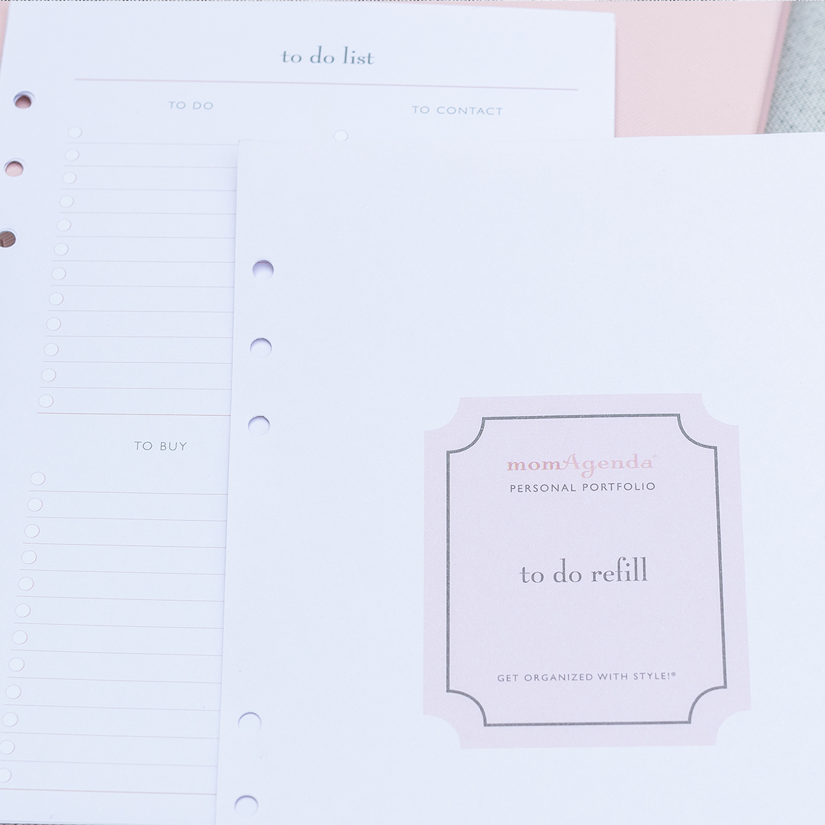 NEW A5 Personal Portfolio Meal Planning, To Do & Notes Refills