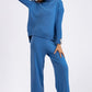 Basic Bae High- Low Turtleneck Long Sleeve Top and Pants Sweater Set