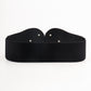 Alloy Buckle Elastic PU Belt