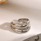 Stainless Steel Double-Layered Ring