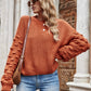 Angel Wings Weekend Style Rib-Knit Dropped Shoulder Sweater