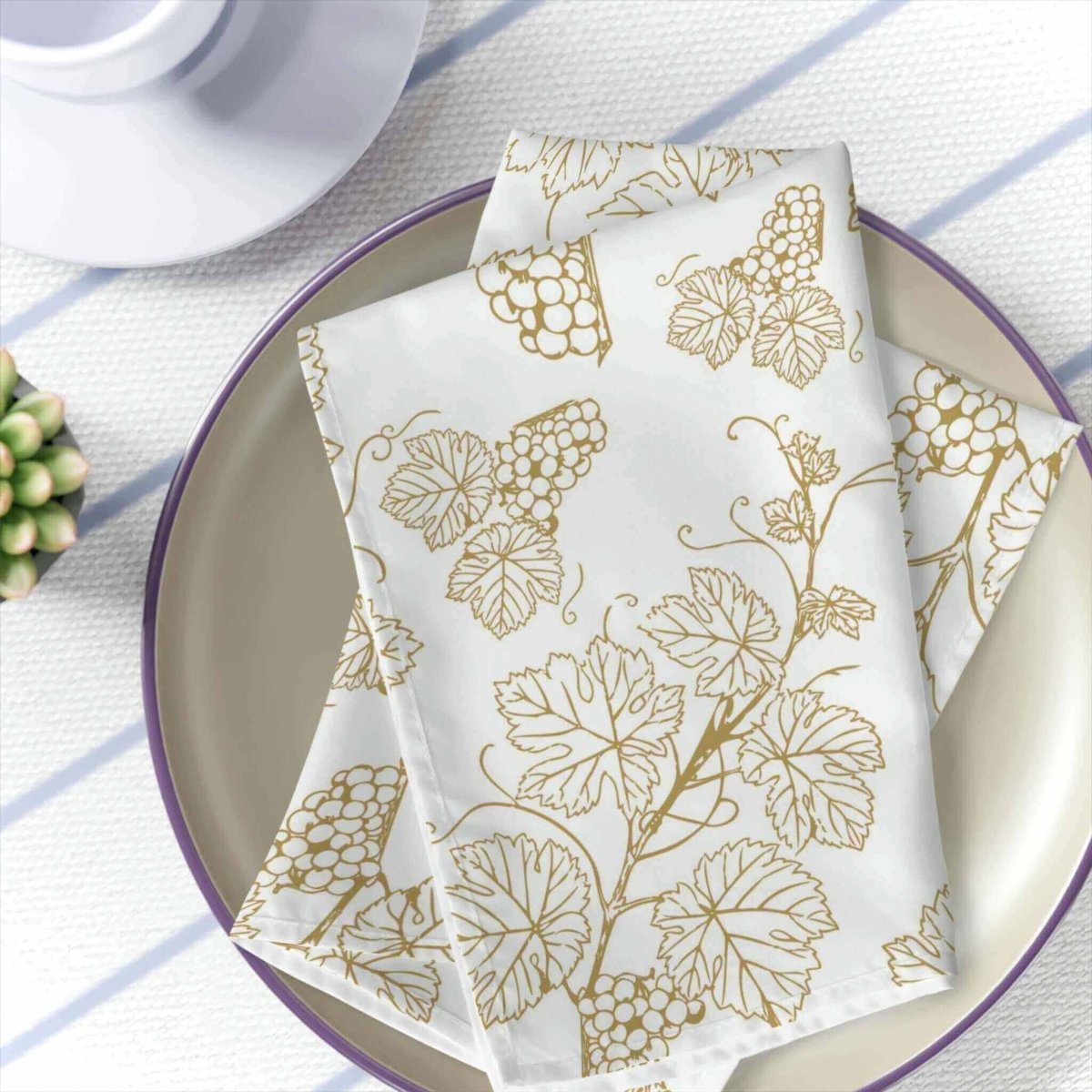 4 Pc. Vines Dinner Napkins