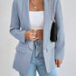 Shawl Collar Long Sleeve Blazer