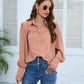 Puff Sleeve Collared Neck Shirt