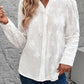 Perfee Notched Long Sleeve Shirt