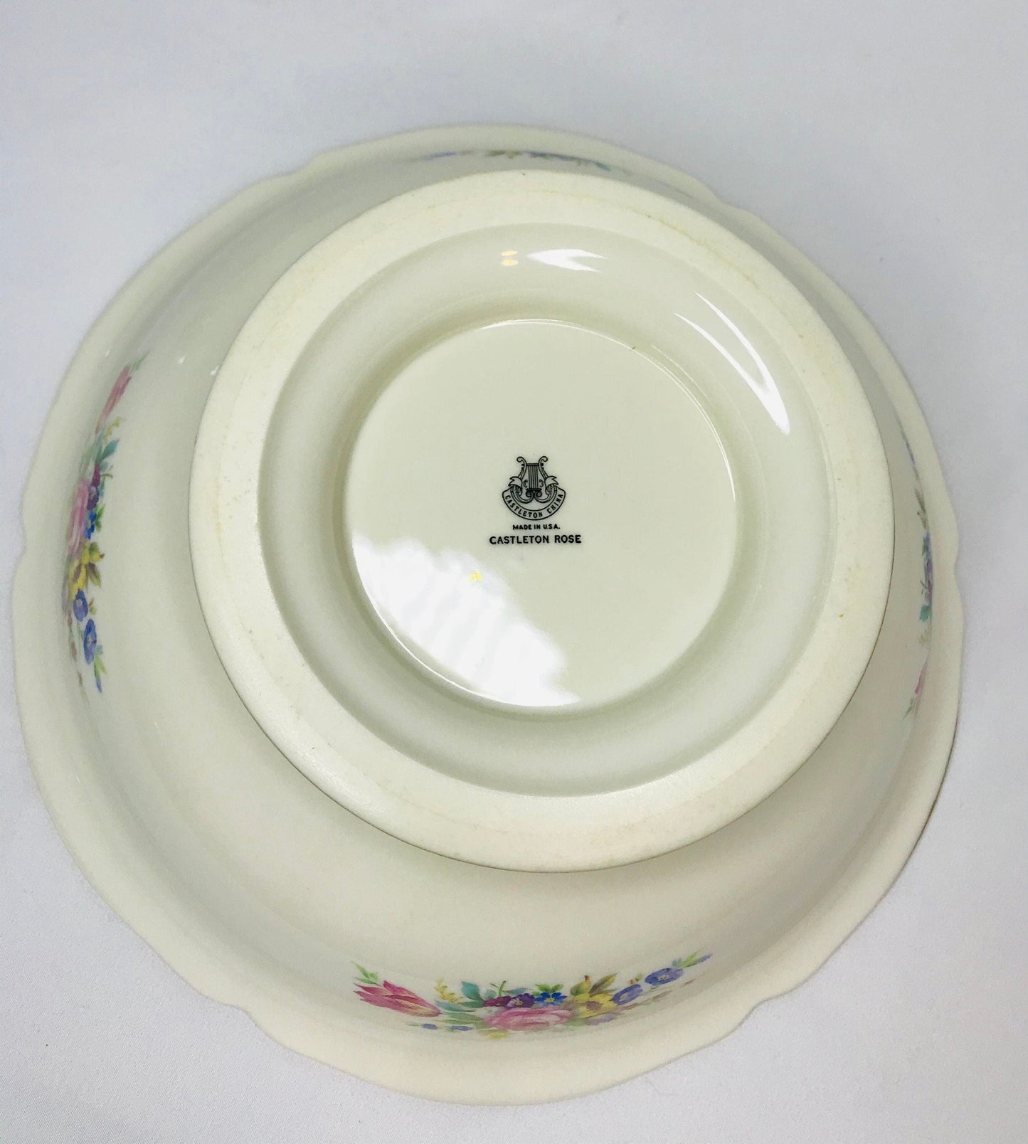 Castleton china castleton rose vegetable bowl