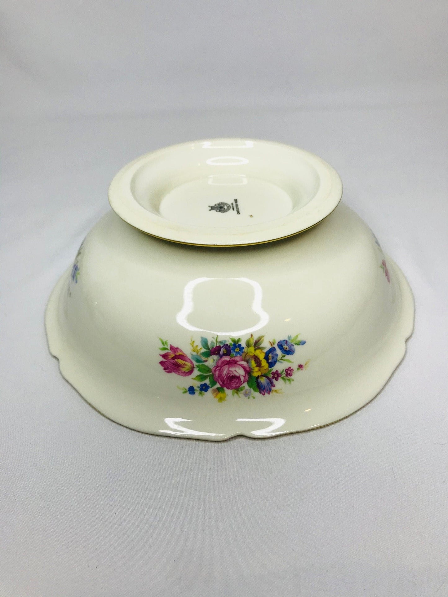 Castleton china castleton rose vegetable bowl