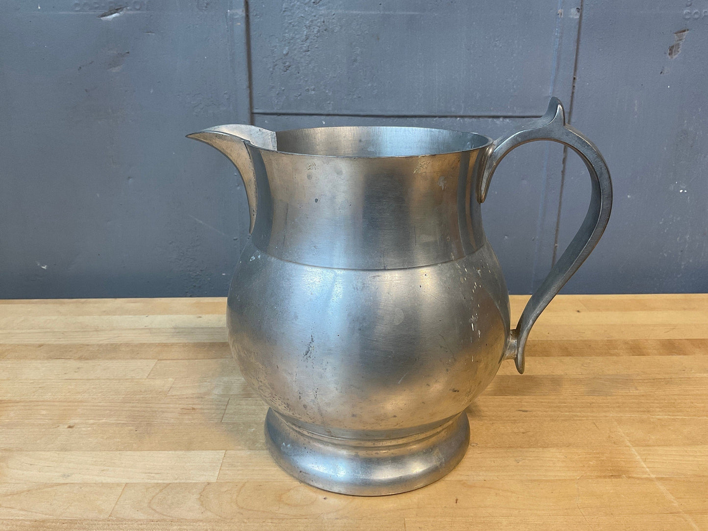 Pewter Teapots and Pitcher