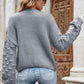 Angel Wings Weekend Style Rib-Knit Dropped Shoulder Sweater