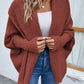 Open Front Long Sleeve Cardigan