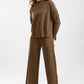 Basic Bae Mock Neck Long Sleeve Top and Pants Sweater Set