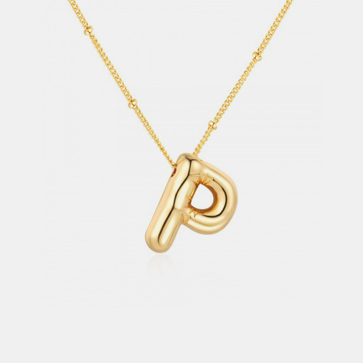 Initial Letter Pendant Necklace