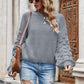 Angel Wings Weekend Style Rib-Knit Dropped Shoulder Sweater