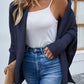 Open Front Long Sleeve Cardigan