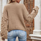 Angel Wings Weekend Style Rib-Knit Dropped Shoulder Sweater