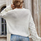 Angel Wings Weekend Style Rib-Knit Dropped Shoulder Sweater