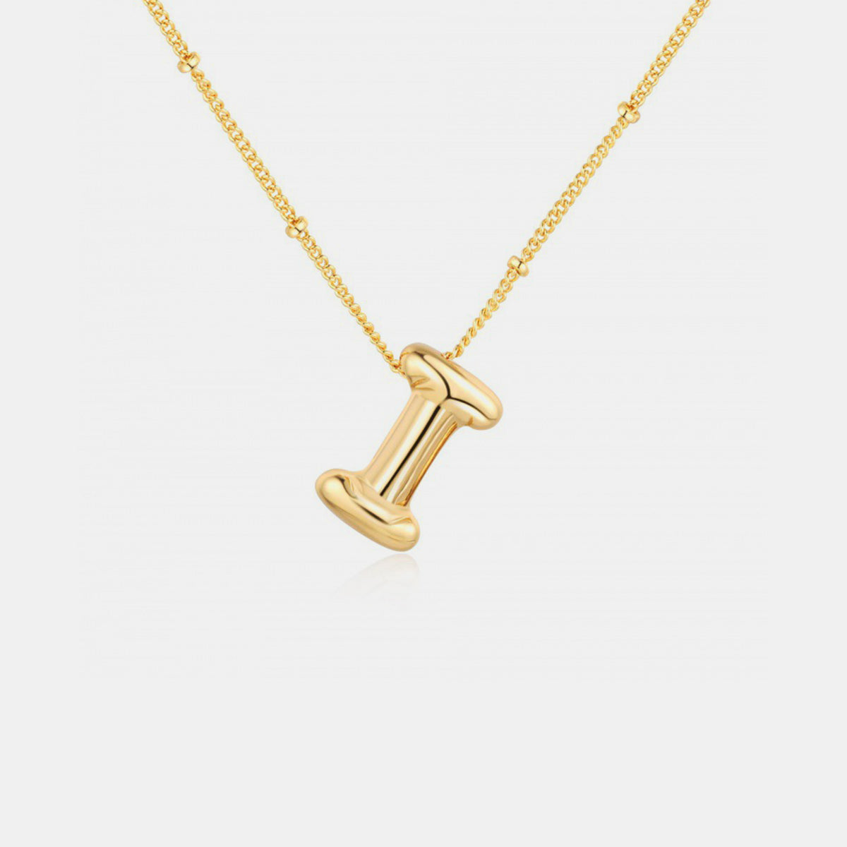 Initial Letter Pendant Necklace