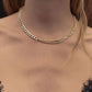 18K Gold-Plated Stainless Steel Double-Layered Necklace