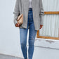 Open Front Long Sleeve Cardigan