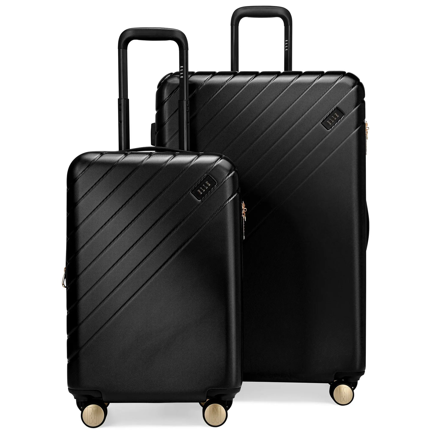 ELLE Louvre 2 Piece Expandable Polycarbonate Luggage Set