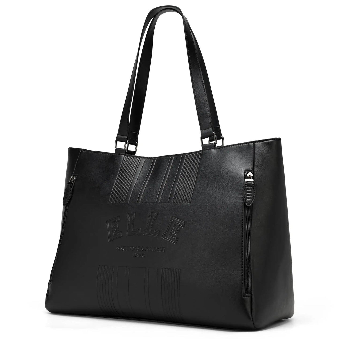 Romaer 24L Vegan Leather Weekender Tote Bag