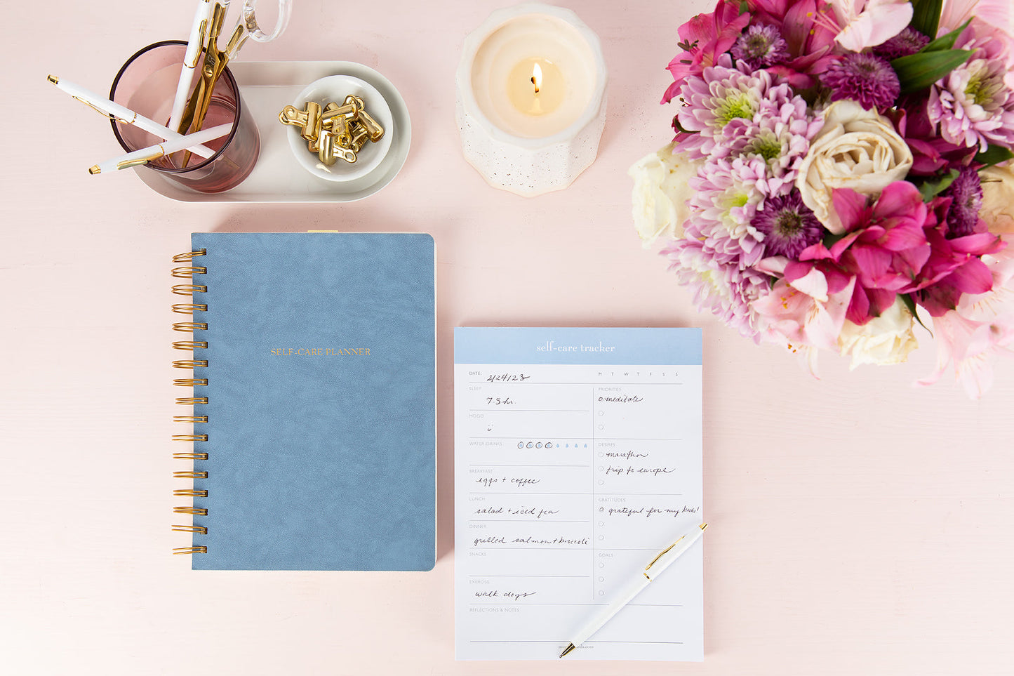 Undated Self-Care Planner | Day Planner