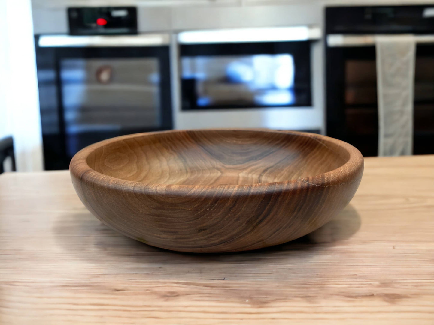 Set Of 3  Handmade Moroccan Walnut Wood Bowl, Walnut Bowl, Salad Bowl, Serving Bowl, Walnut Bowl Made From Ethically Sourced Wood