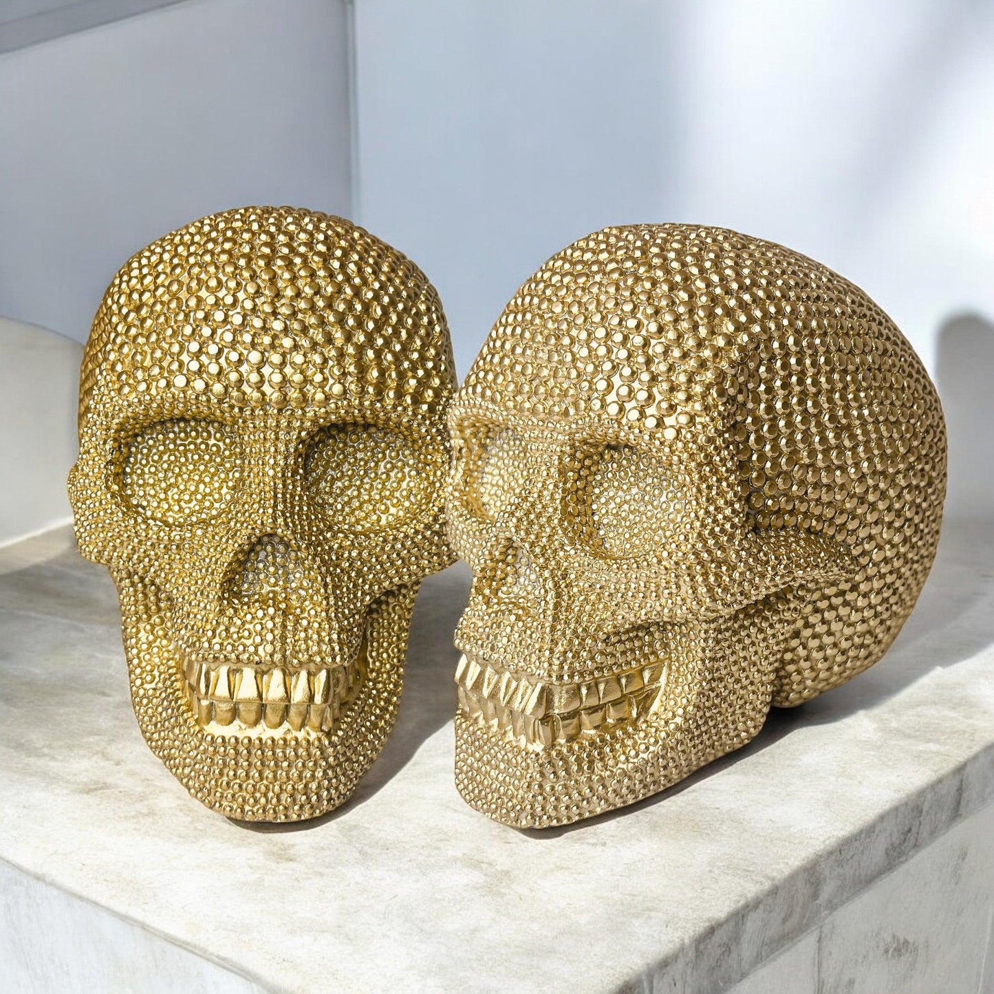 Resin Skull Silver