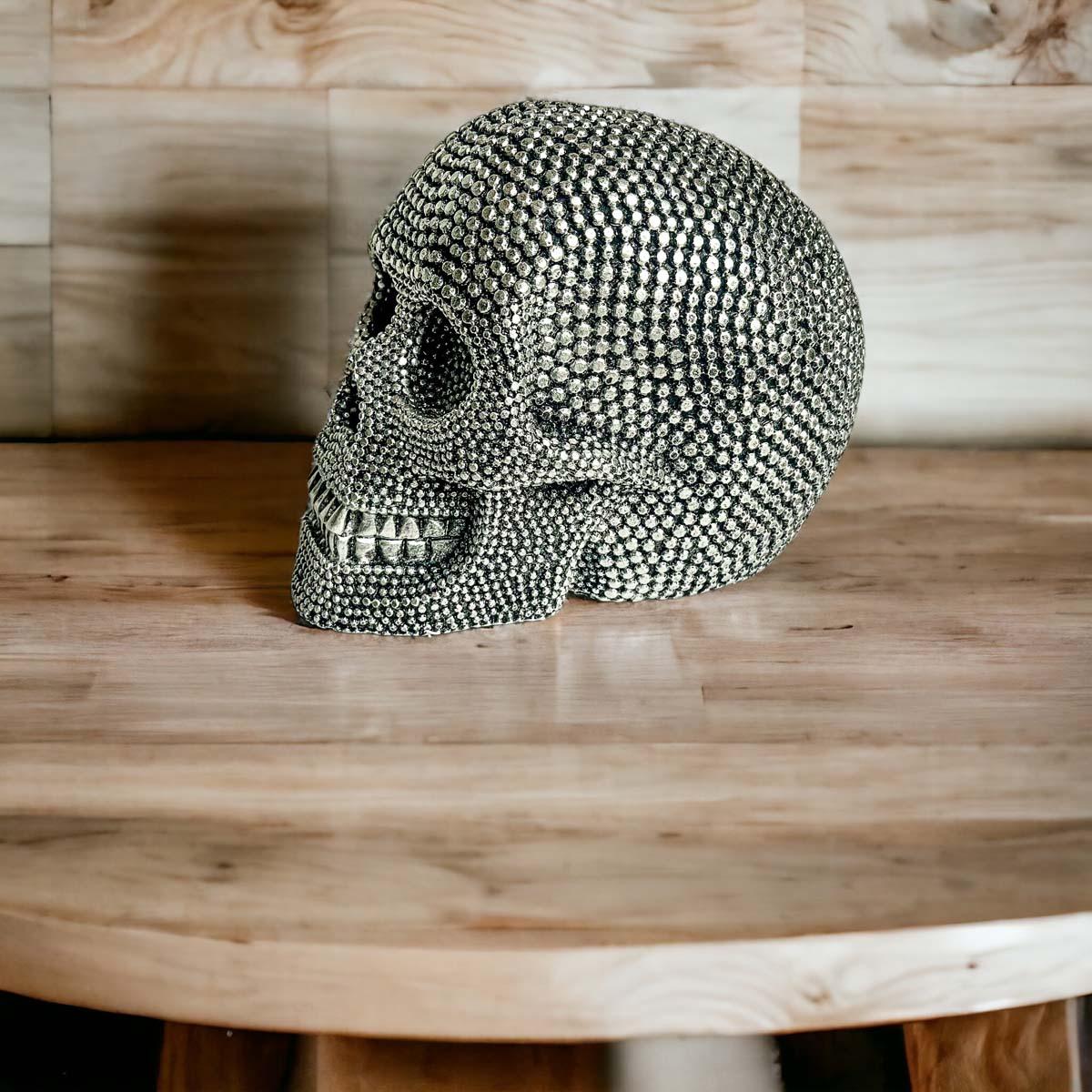 Resin Skull Silver