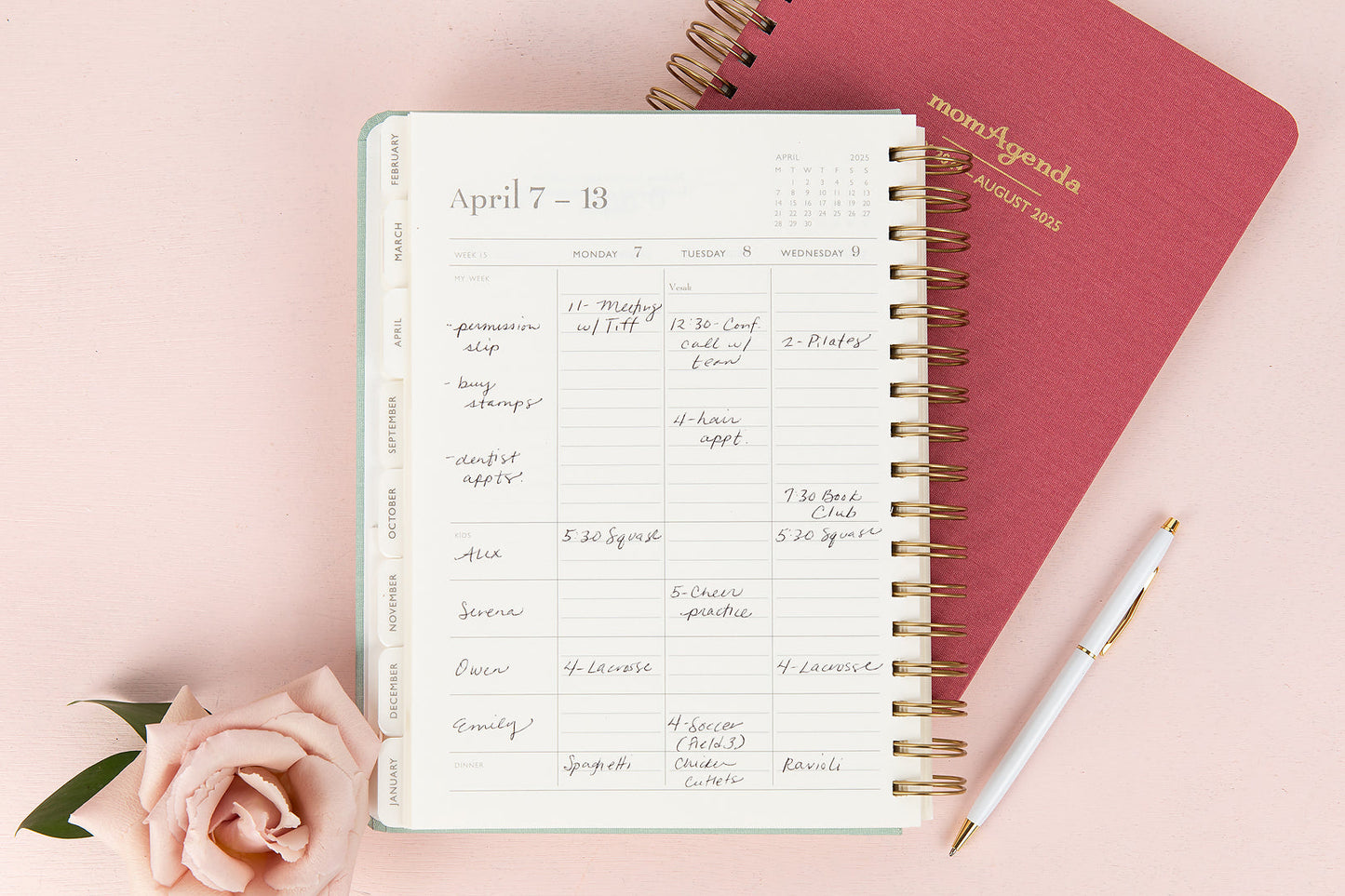 Home Office Mini Planner (July 2024-August 2025)