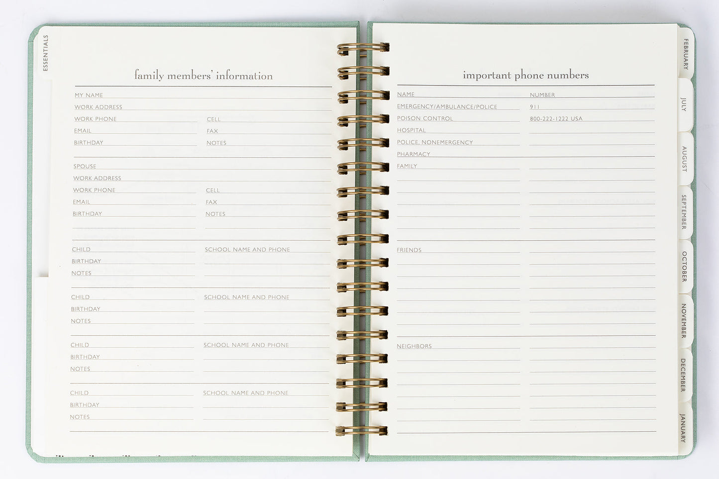 Home Office Mini Planner (July 2024-August 2025)