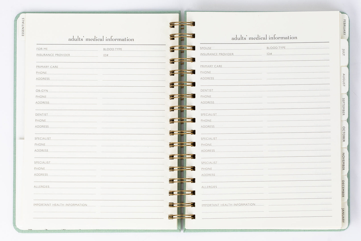 Home Office Mini Planner (July 2024-August 2025)