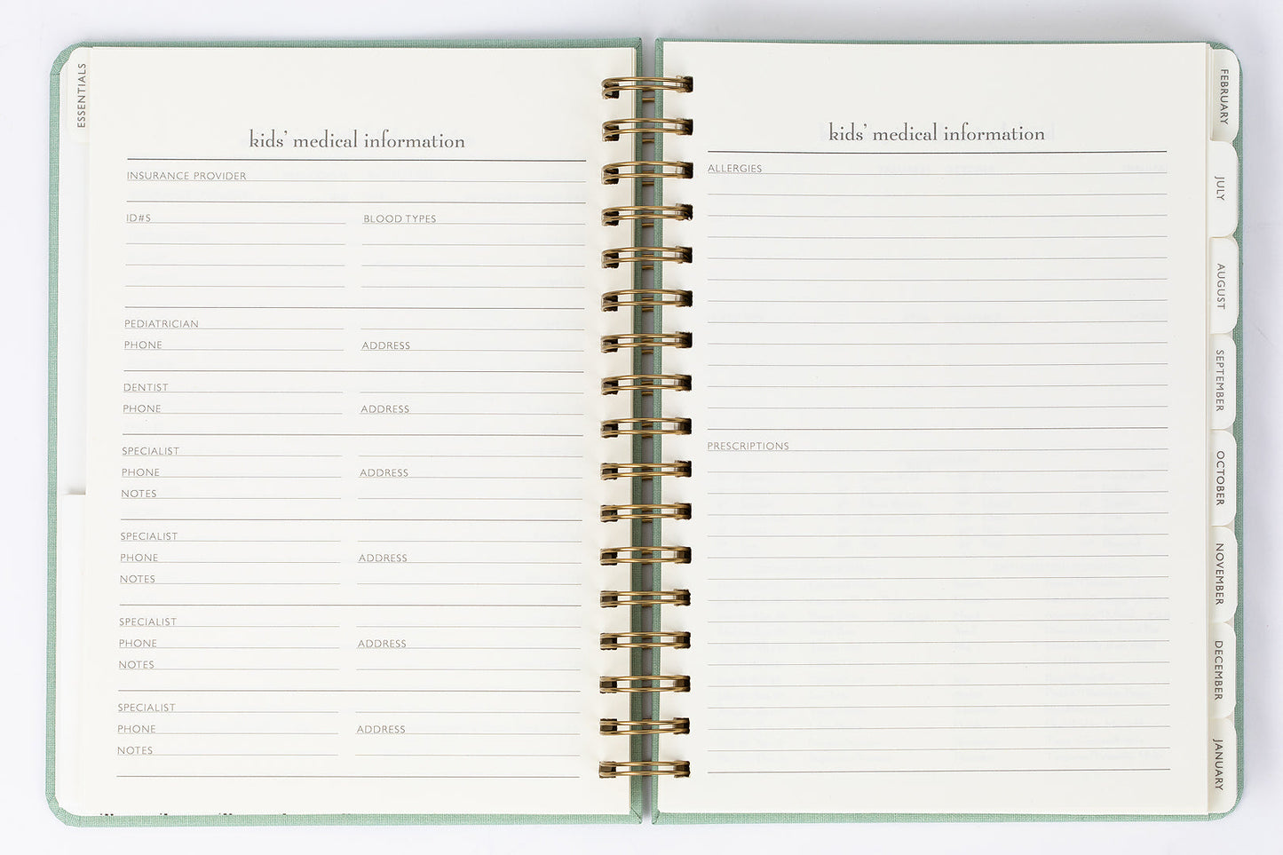 Home Office Mini Planner (July 2024-August 2025)