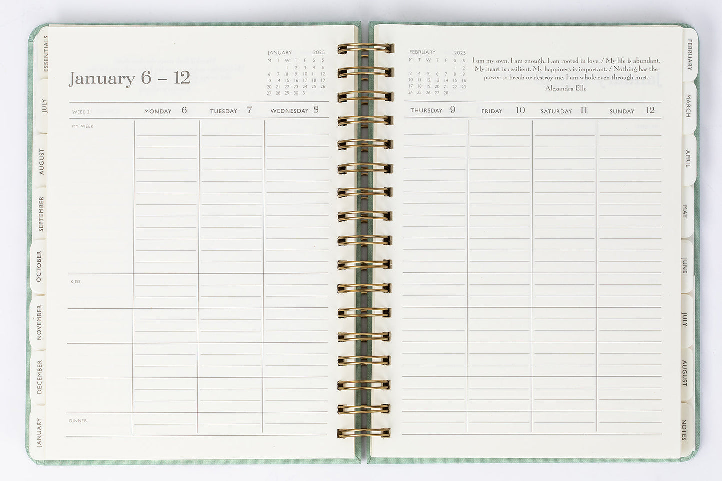 Home Office Mini Planner (July 2024-August 2025)