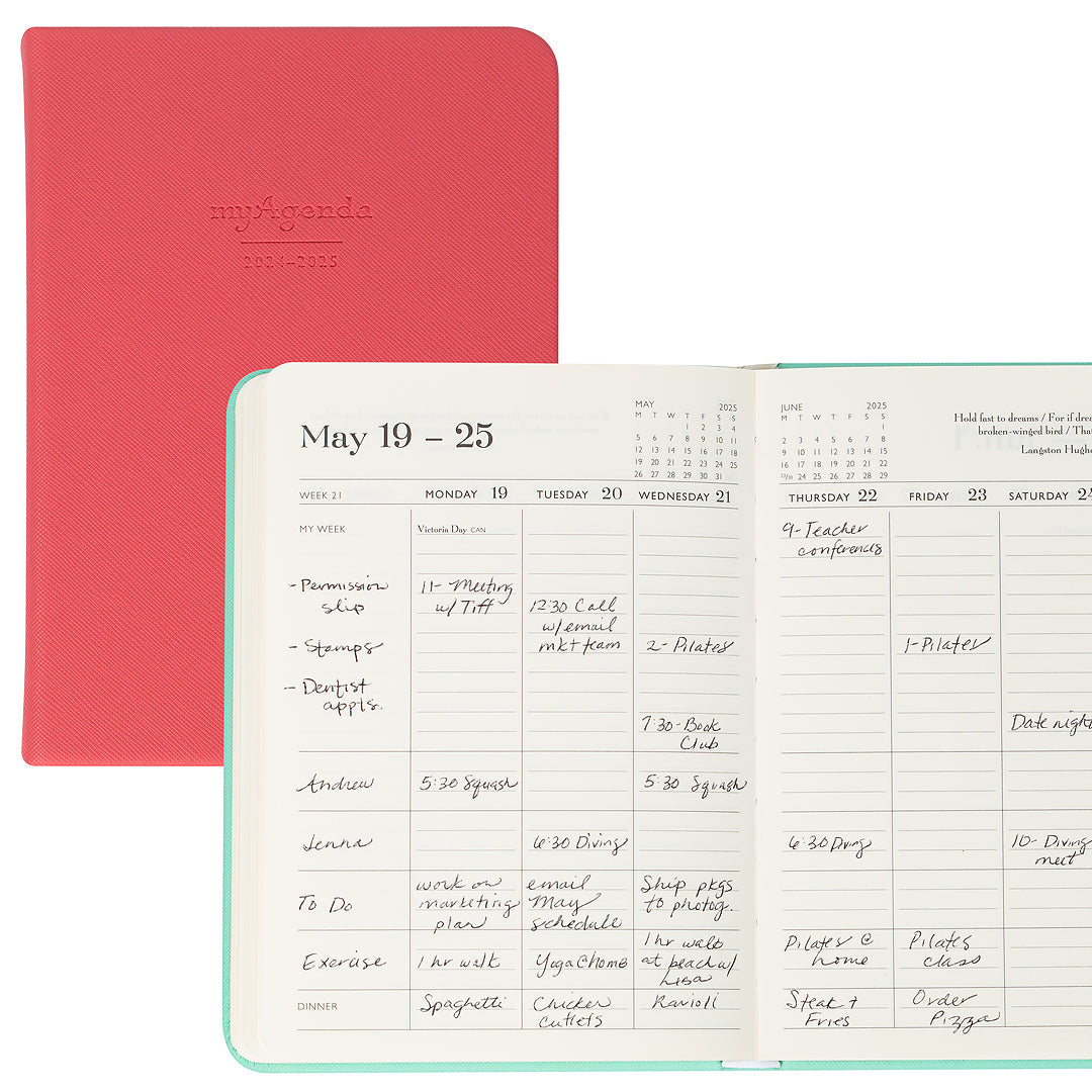 NEW 2024-2025 myAgenda Mini Planner (July 2024 - December 2025) - wholesale