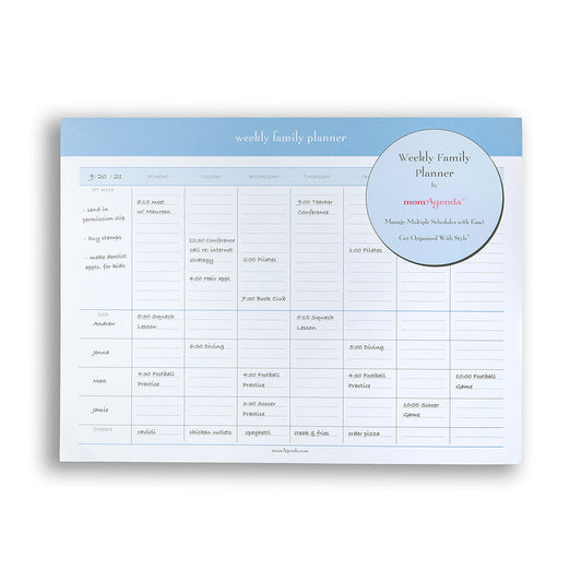 NEW Weekly Family Planner Pad - Case of 3 | wholesale