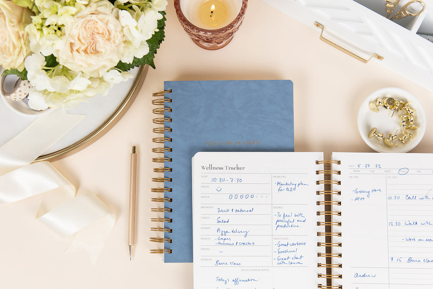 Undated Self-Care Planner | Day Planner