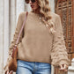 Angel Wings Weekend Style Rib-Knit Dropped Shoulder Sweater