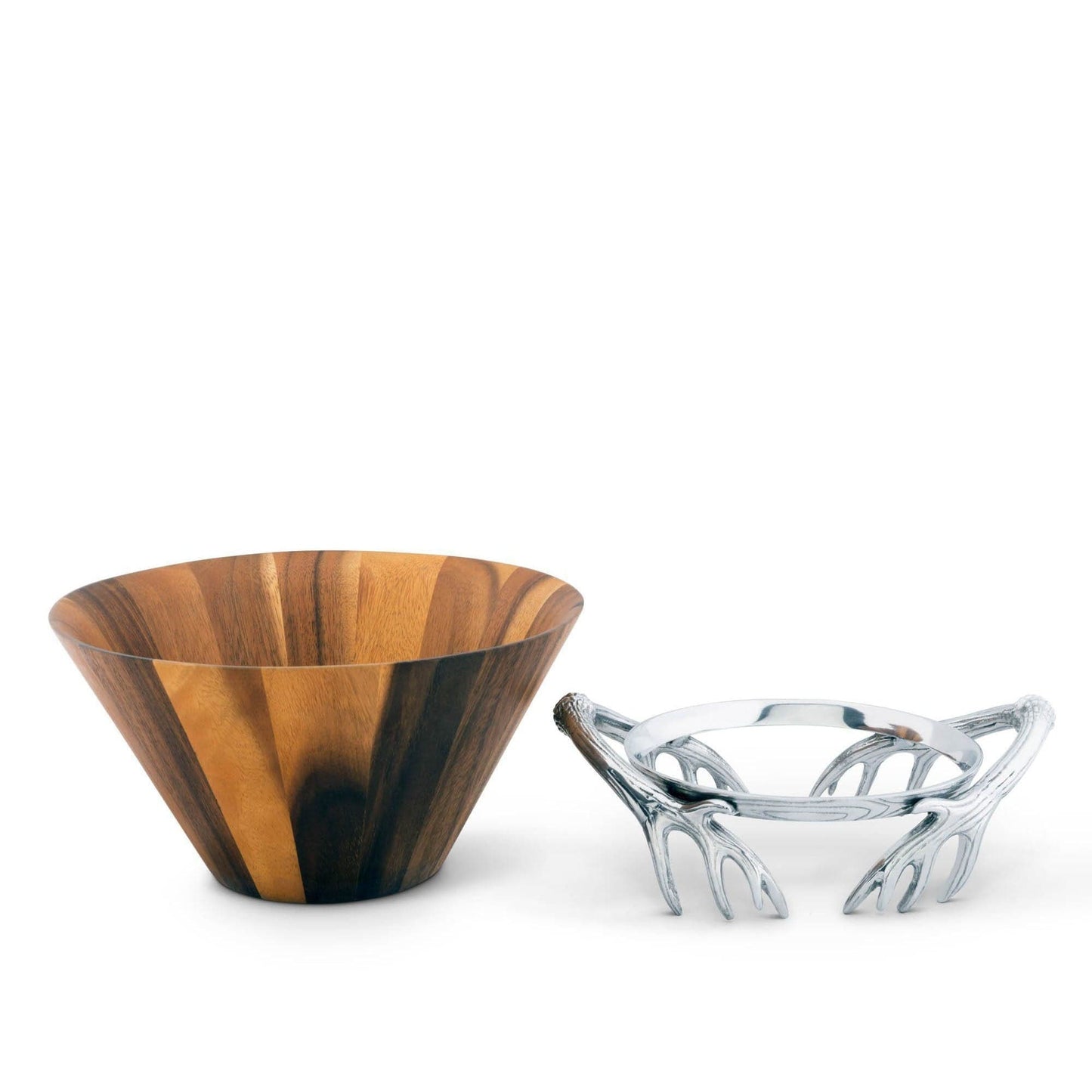 Antler Wood Salad Bowl