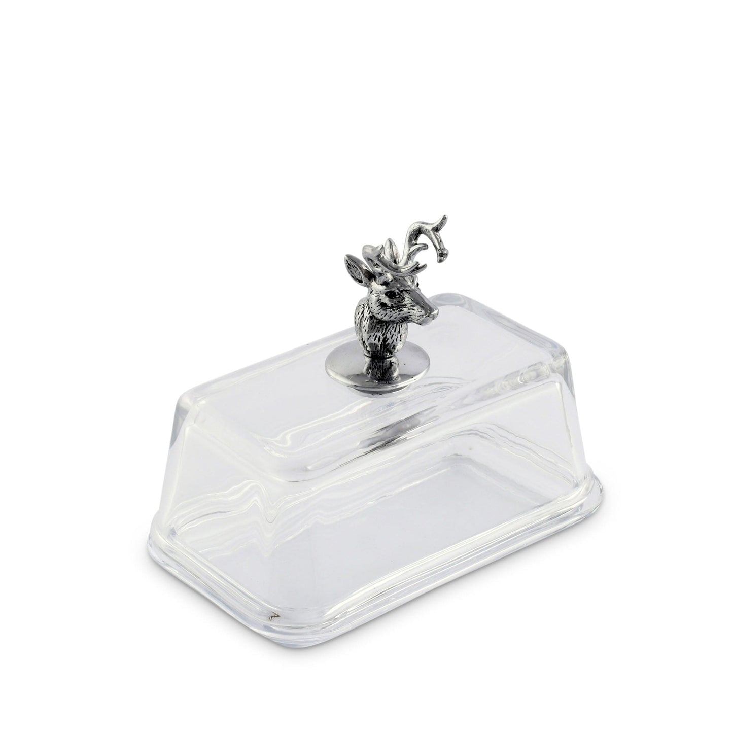 Glass Butter Dish - Elk