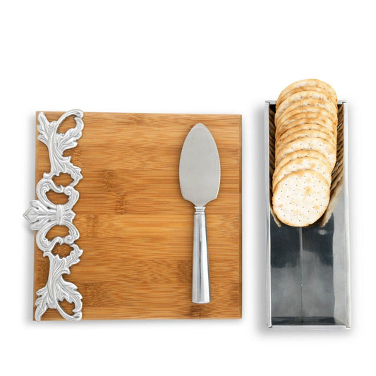 Acanthus Bamboo Cheese Set