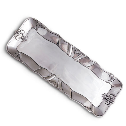 Fleur-De-Lis Oblong Tray